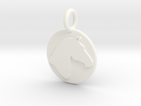 Branded Simple Earring (The Marketingsmith) in White Processed Versatile Plastic