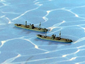 German WWII Hansa Type 3000to Freighter 1/2400 in Tan Fine Detail Plastic