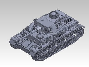 1/144 PzKpfw IV ausf.G (Middle Type) in Smooth Fine Detail Plastic
