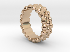 Chocolat Ring 16 - Italian Size 16 in 14k Rose Gold