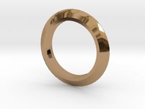 Edge Ring MIC in Polished Brass