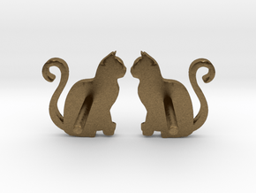 Cat Studs (Ver. 1) in Natural Bronze