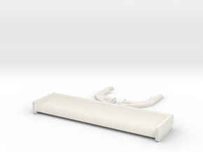 Dtm-spoiler 1/10 scale in White Natural Versatile Plastic