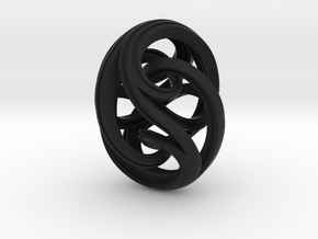Noom Pendant in Black Natural Versatile Plastic: Medium