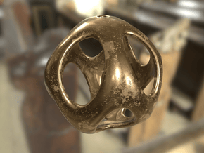 Iron Rhino - Iso Sphere 2 - Basic Pendant in Polished Brass