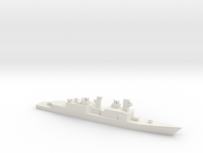 USS Hayler, Original Plan, 1/1800 in White Natural Versatile Plastic