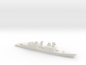 USS Hayler, Original Plan, 1/2400 in White Natural Versatile Plastic