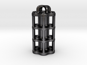 Tritium Lantern 5C (3x25mm Vials) in Polished and Bronzed Black Steel