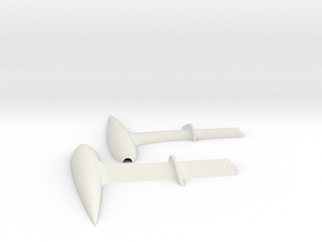 Eagle Tree Pitot Tube Mount for Foam Model Airplan in White Natural Versatile Plastic