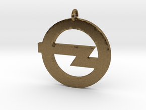 Foo Fighters Logo Pendant 1 (Customizable) in Natural Bronze