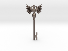 Resident Evil Rev2: Emblem Key in Polished Bronzed Silver Steel