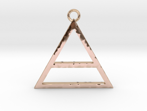 30 Seconds To Mars Pendant in 14k Rose Gold Plated Brass