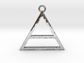 30 Seconds To Mars Pendant in Fine Detail Polished Silver