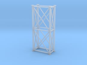 'S Scale' - 4' x 8' x 20' Tower in Tan Fine Detail Plastic