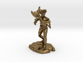 Argrunt the Half Orc Ranger Pirate in Polished Bronze