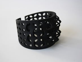 Bracelet Petale  in Black Natural Versatile Plastic