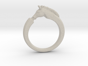 Horse Ring in Natural Sandstone