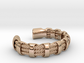 Flexy Cuff small in 14k Rose Gold Plated Brass