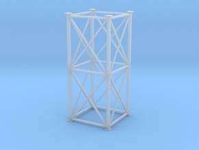 'S Scale' - 8' x 8' x 20' Tower in Tan Fine Detail Plastic