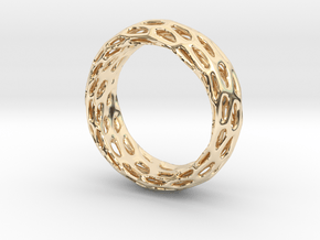 Trous Ring S9 in 14k Gold Plated Brass
