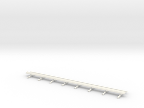 Guard Rail 1:50 Motorway in White Processed Versatile Plastic