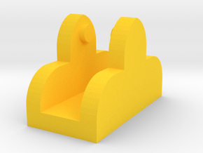 Desk Cannon Base in Yellow Processed Versatile Plastic