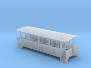 Excursion Car - Zscale in Smooth Fine Detail Plastic
