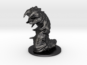Carrion Worm in Polished and Bronzed Black Steel