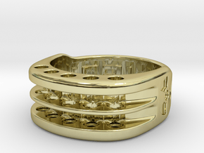 US9 Ring XI: Tritium in 18k Gold