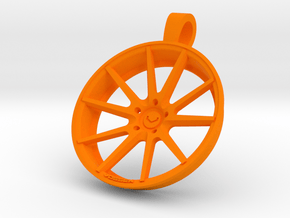 Vossen VFS1 35mm Pendant Keychain  in Orange Processed Versatile Plastic