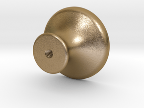 KNOB in Polished Gold Steel