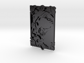 Darksiders Tarot Card - V - Death in Polished and Bronzed Black Steel