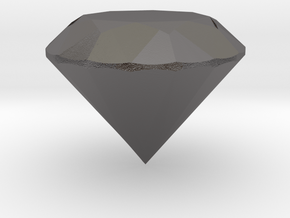 Diamond in Polished Nickel Steel