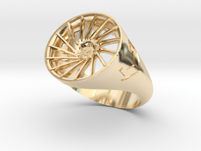 Vossen VPS304 Ring Size10 in 14K Yellow Gold
