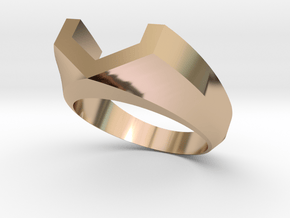 Vossen Ring Size8 in 14k Rose Gold Plated Brass
