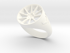 Vossen VFS1 Ring Size10 in White Processed Versatile Plastic