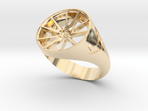 Vossen VFS1 Ring Size10 in 14k Gold Plated Brass