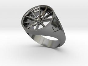 Vossen VFS1 Ring Size10 in Fine Detail Polished Silver