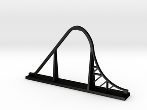 Skyrush Desk Model in Matte Black Steel