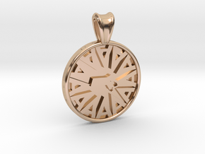 Ambit Energy Massachussets Pendant  in 14k Rose Gold Plated Brass