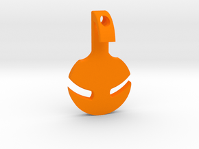 Cart Key Phone Holder in Orange Processed Versatile Plastic