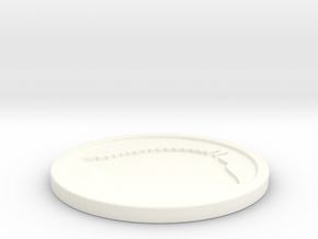 Branded Coaster (TheMarketingsmith) in White Processed Versatile Plastic