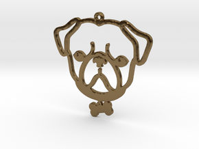Hugs and Pugs in Polished Bronze
