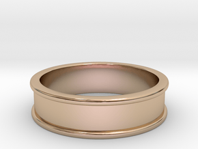 Customizable Ring in 14k Rose Gold