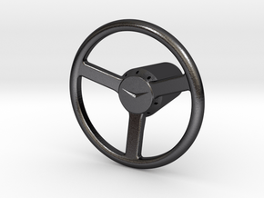 Shooter Rod Knob - v1 Cadillac Steering Wheel in Polished and Bronzed Black Steel