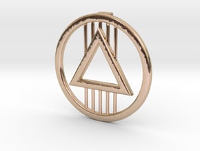 M19NEW-2 in 14k Rose Gold Plated Brass