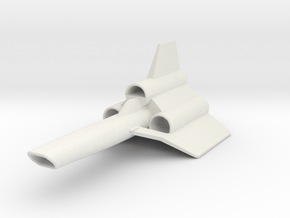 Fighter Anubis1 in White Natural Versatile Plastic
