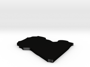 Libya - [Plain3D:L] in Matte Black Steel