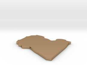Libya - [Plain3D:L] in Polished Brass