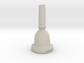 Contrabass Tuba Mouth Piece in Natural Sandstone